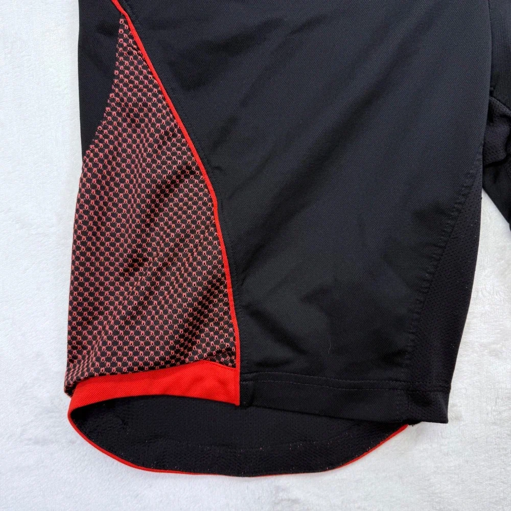Nike Jordan Mens Y2K Black Red Dri-FIT Basketball Shorts Small Jumpman Mesh